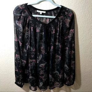 Daniel Rainn sheer top SZ XL